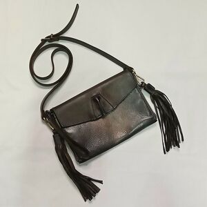 AU79 Alchimia Leather Hand Crafted Tassel Purse